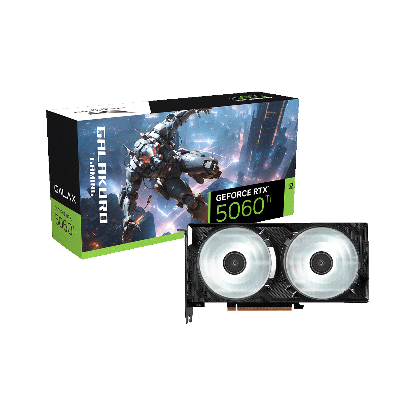 NVIDIA GeForce RTX5060Ti GDDR7 8GBメモリ搭載 GG-RTX5060Ti-E8GB/OC/DF