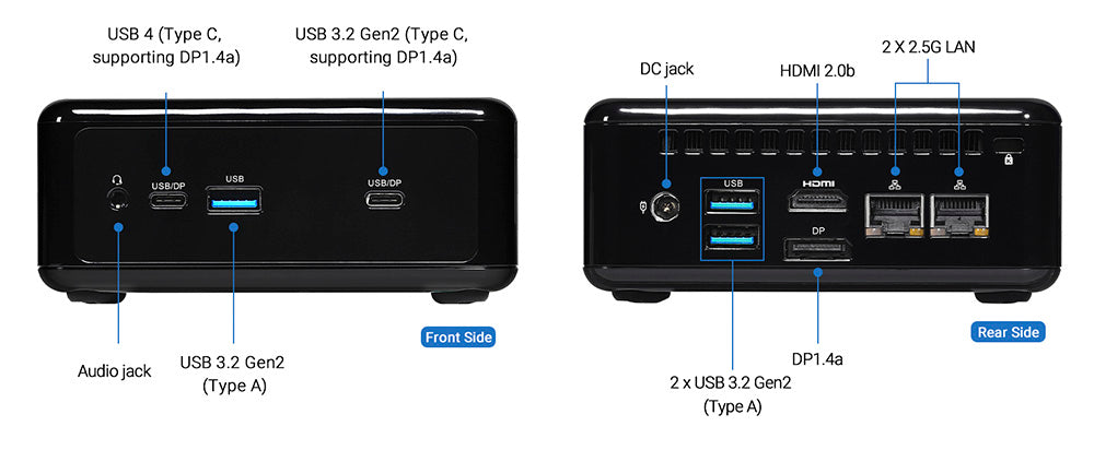 ASRock(アスロック) NUC BOX Intel Core i5-1240P 搭載 小型ベアボーンキット NUC BOX-1240P