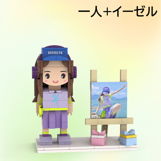 一人仕様　チェッキー写真付き
