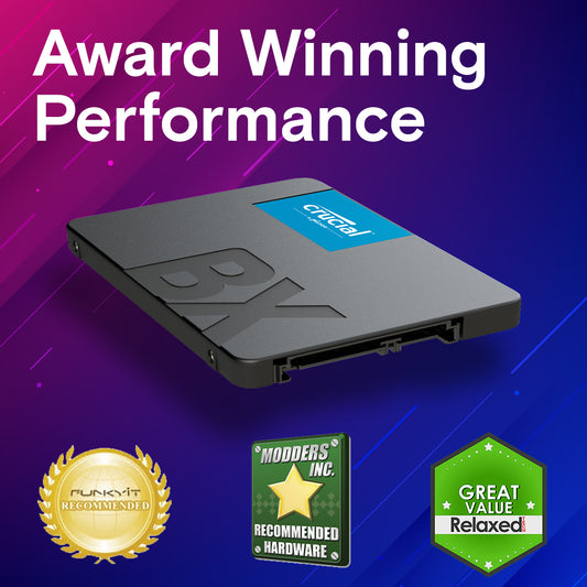 Crucial BX500 500GB 3D NAND SATA 2.5インチ SSD