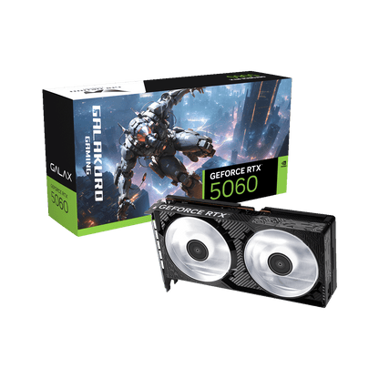GG-RTX5060-E8GB/OC/DF | 玄人志向 GALAKURO GAMING NVIDIA GeForce RTX 5060 デュアルファン搭載 グラフィックボード
