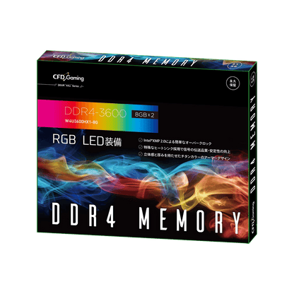CFD Gaming HX1シリーズ DDR4-3600 デスクトップ用メモリ 8GBx2 (ヒートシンク搭載)