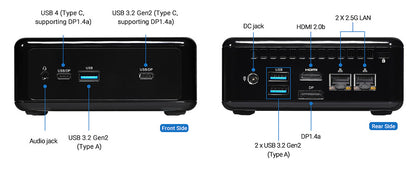 ASRock(アスロック) NUC BOX Intel Core i5-1340P 搭載 小型ベアボーンキット NUC BOX-1340P/D4
